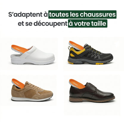 Semelles de décharge pour douleurs au talon et fasciite plantaire