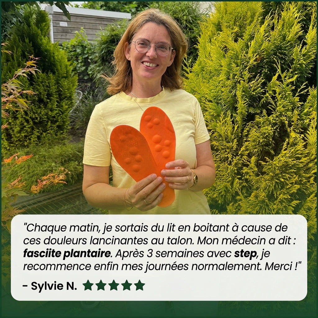 Semelles de décharge pour douleurs au talon et fasciite plantaire