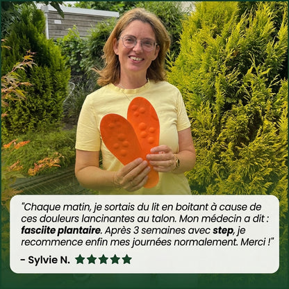 Semelles de décharge pour douleurs au talon et fasciite plantaire